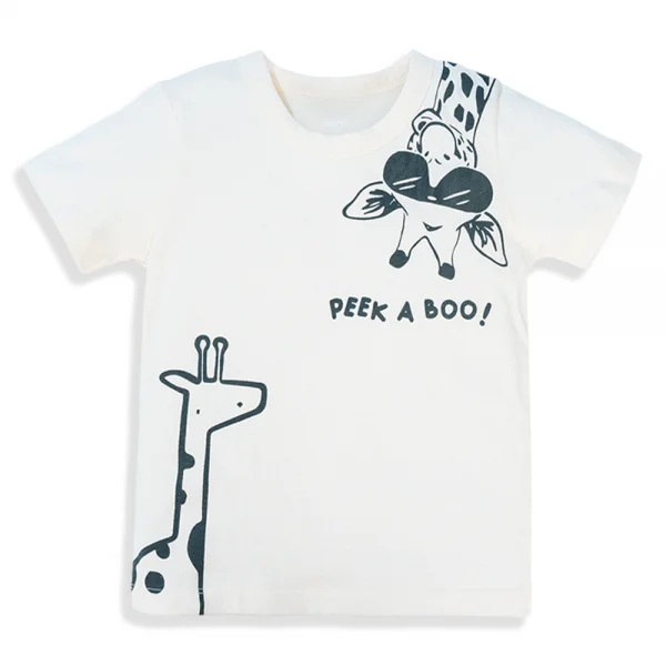 Bộ bé trai ngắn Animo Easy HN0924030 (1-4Y,Kem)