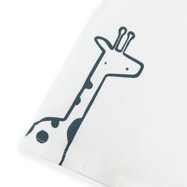 Bộ bé trai ngắn Animo Easy HN0924030 (1-4Y,Kem)