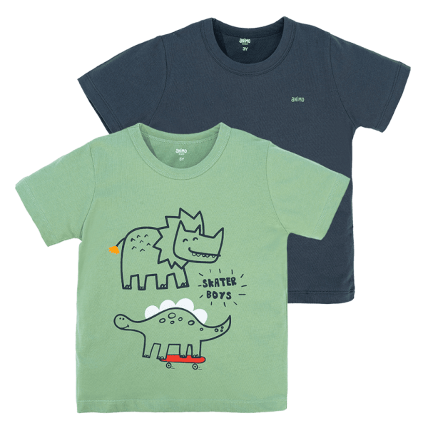 Set 2 Áo bé trai Animo Easy HN0924014 (1-4Y,Nhiều màu)