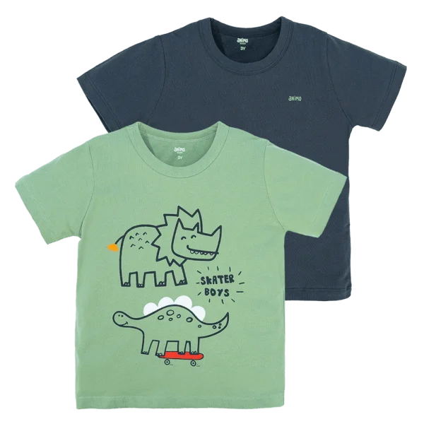 Set 2 Áo bé trai Animo Easy HN0924014 (1-4Y,Nhiều màu)