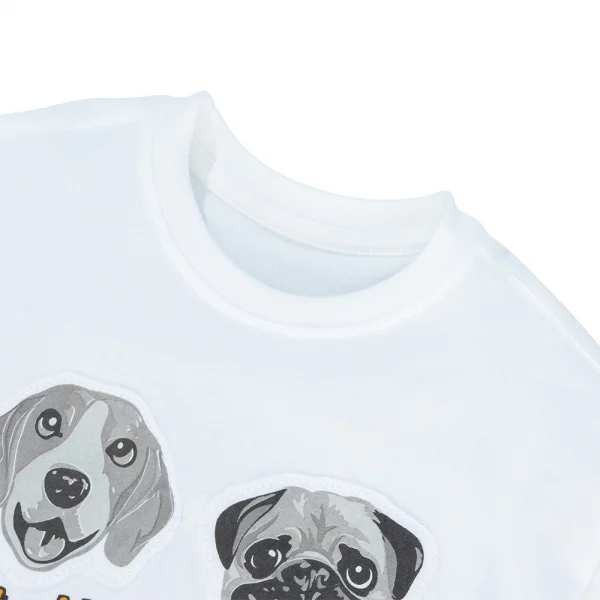 Bộ bé trai ngắn Animo HN0724020 (9M-6Y,Trắng)