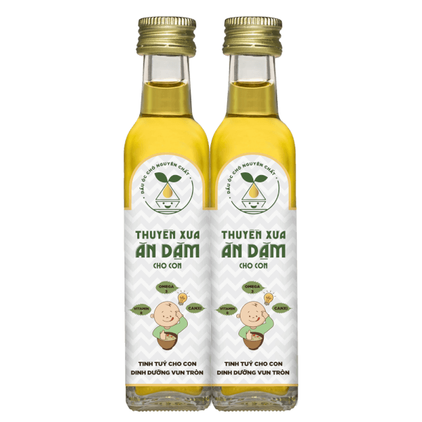 Combo 2 Dầu Óc Chó Nguyên Chất Thuyền Xưa Ăn Dặm Cho Con 250ml