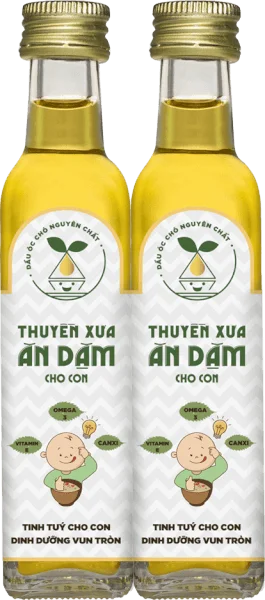 Combo 2 Dầu Óc Chó Nguyên Chất Thuyền Xưa Ăn Dặm Cho Con 250ml