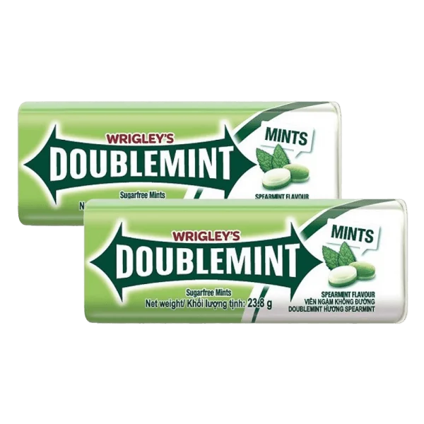 Combo 2 Kẹo ngậm DM Spearmint túyp 35 viên
