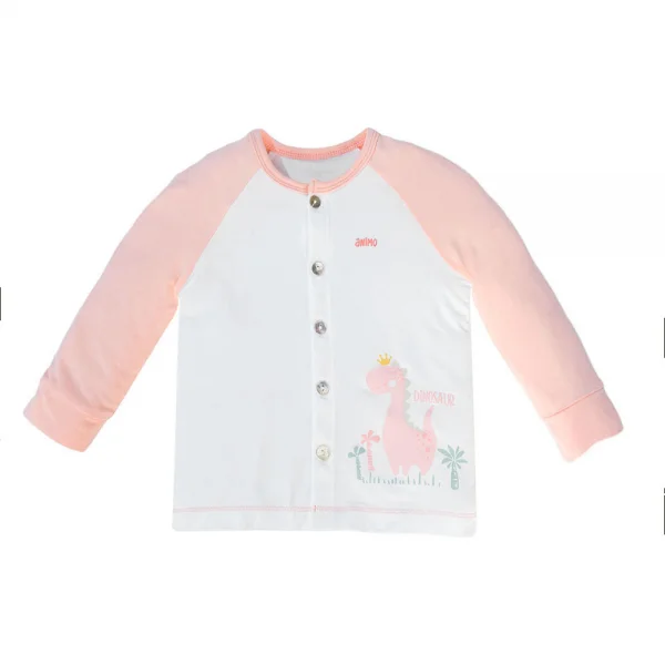 Set 2 Bộ kháng khuẩn Modal dài Animo BMC1024022 (0-24M,Hồng)