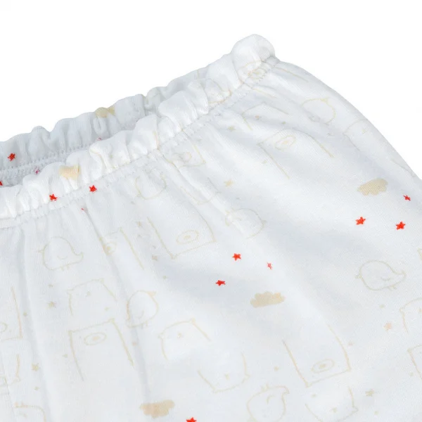 Set 2 Bộ modal kháng khuẩn ngắn Animo VD1024004 (0-24M,Beige)