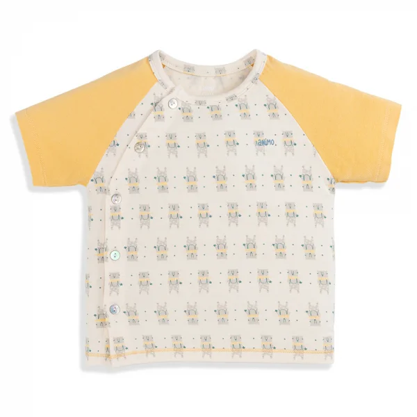 Set 2 Bộ modal kháng khuẩn ngắn Animo VD1024006 (0-24M,Xanh )