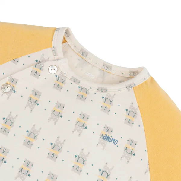 Set 2 Bộ modal kháng khuẩn ngắn Animo VD1024006 (0-24M,Xanh )