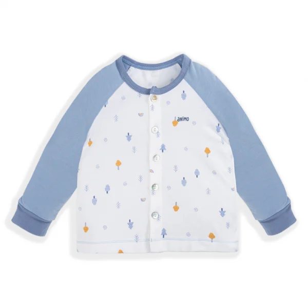 Set 2 Bộ kháng khuẩn Modal dài Animo BMC1024023 (0-24M,Xanh)