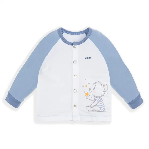 Set 2 Bộ kháng khuẩn Modal dài Animo BMC1024023 (0-24M,Xanh)