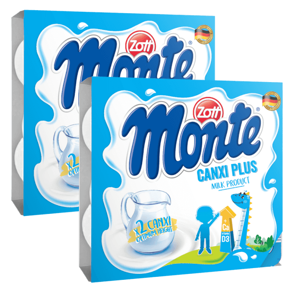 Combo 2 Váng sữa Zott Monte Canxi Plus