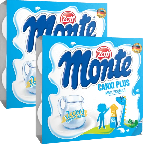 Combo 2 Váng sữa Zott Monte Canxi Plus