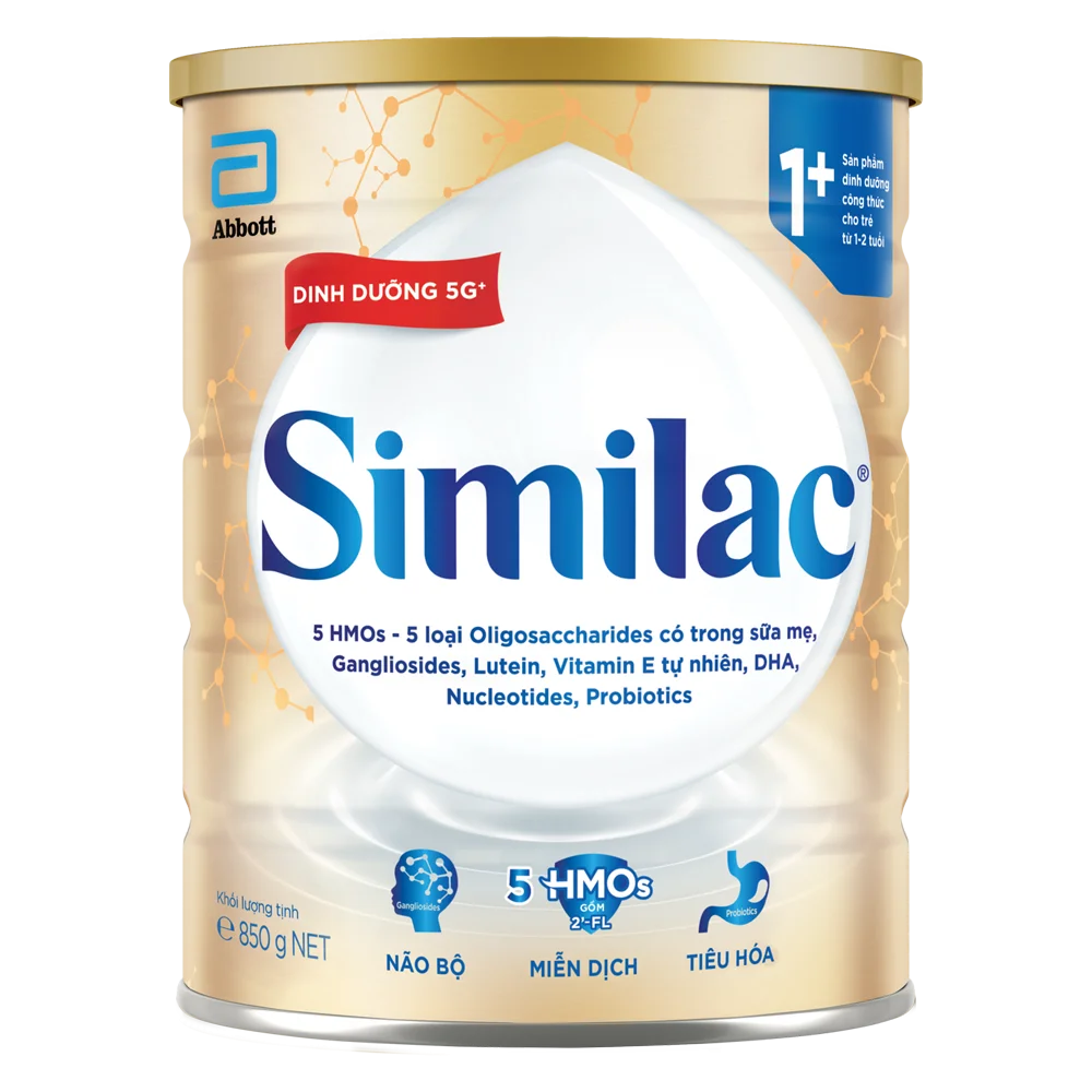 Sữa Similac 1+ 800g (1-2 tuổi) (Bao bì cũ: 850g - Giao bao bì ngẫu nhiên)