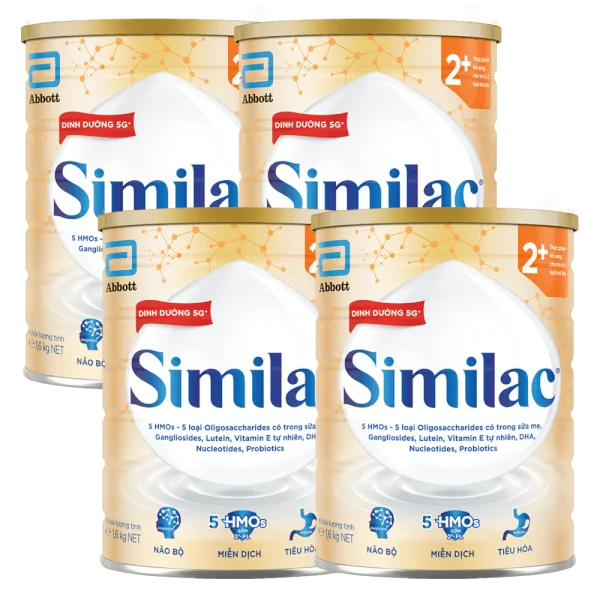 Combo 4 Sữa Similac 2+ 1,6kg (Từ 2 tuổi)
