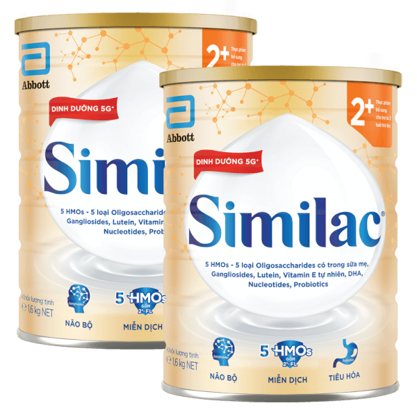 Combo 2 Sữa Similac 2+ 1,6kg (Từ 2 tuổi)