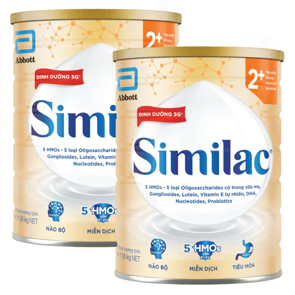 Combo 2 Sữa Similac 2+ 1,6kg (Từ 2 tuổi)