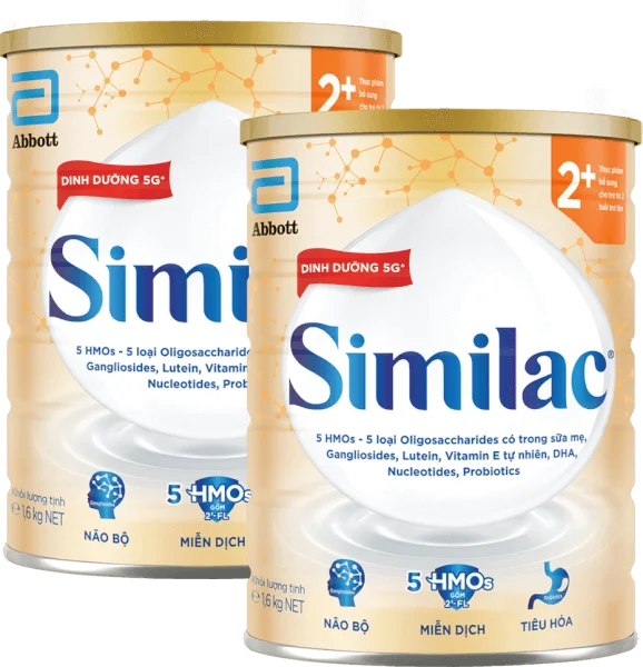 Combo 2 Sữa Similac 2+ 1,6kg (Từ 2 tuổi)