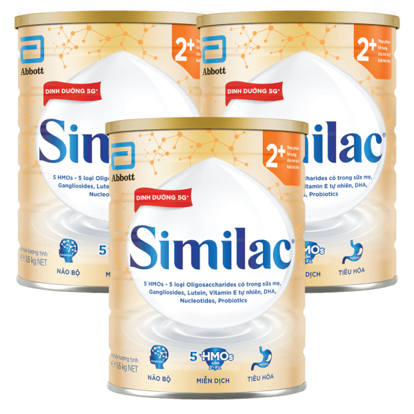 Combo 3 Sữa Similac 2+ 1,6kg (Từ 2 tuổi)