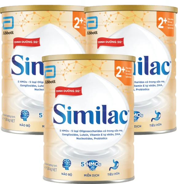 Combo 3 Sữa Similac 2+ 1,6kg (Từ 2 tuổi)