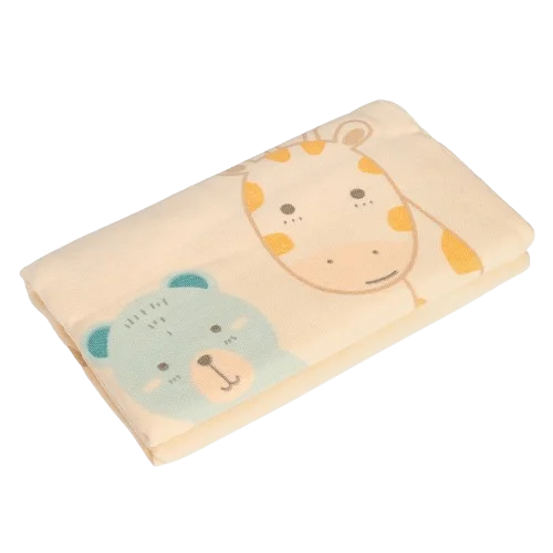 Khăn tắm trẻ em Cotton Vườn Bách Thú Animo BM9T (60x120cm,Trắng)