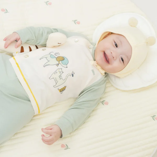 Set 2 Bộ kháng khuẩn Modal dài Animo VD0824026 (0-24M,Xanh)