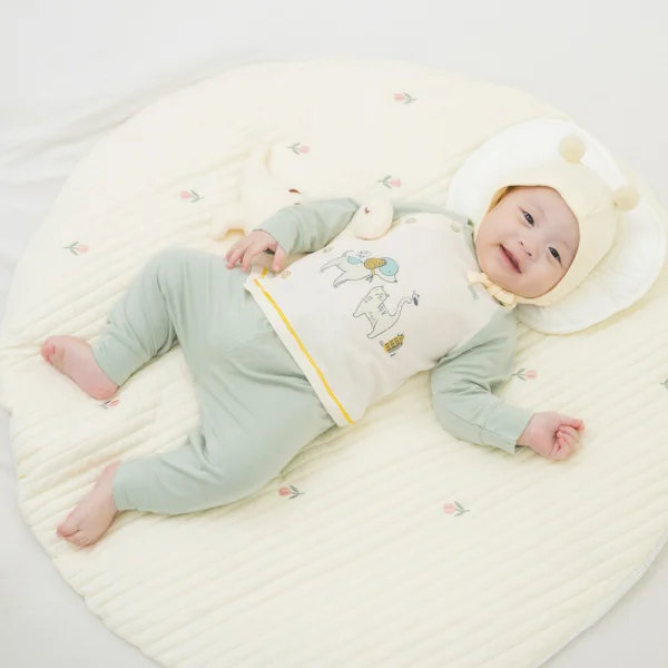 Set 2 Bộ kháng khuẩn Modal dài Animo VD0824026 (0-24M,Xanh)