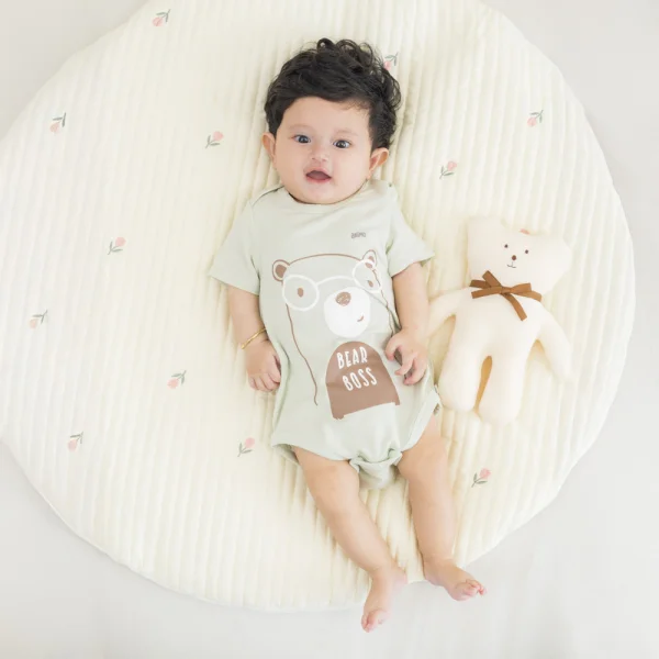 Set 2 Bodysuit modal kháng khuẩn tam giác Animo VD1024010 (0-9M,Xanh bơ)