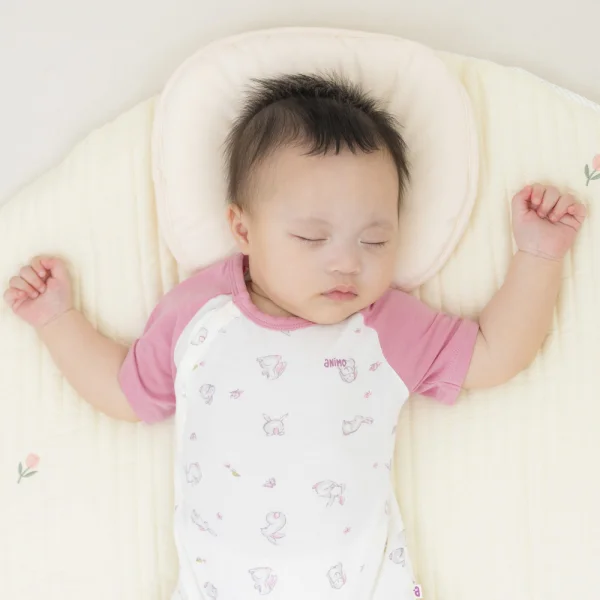 Set 2 Bodysuit modal kháng khuẩn tam giác Animo VD1024009 (0-9M,Hồng)