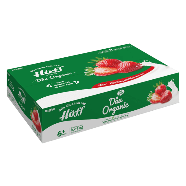 Sữa chua trái cây HӦff - Bổ sung Dâu - Organic 55gr