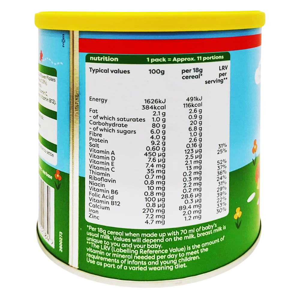 Thức ăn bổ sung dành cho trẻ từ 6 tháng tuổi trở lên: Bột ngũ cốc, súp lơ, bông cải và phô mai