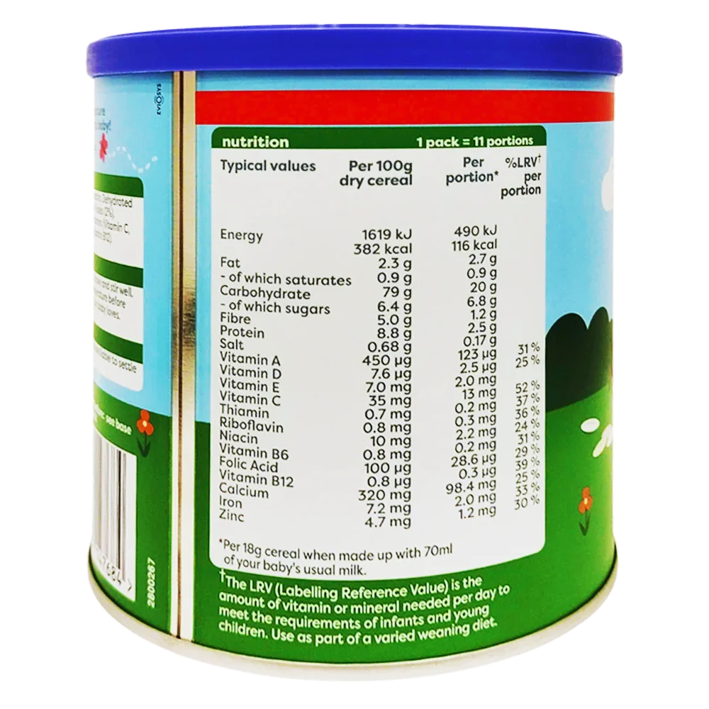 Thức ăn bổ sung dành cho trẻ từ 7 tháng tuổi trở lên: Cháo bí đỏ, cà rốt & bắp ngọt-Heinz pumpkin, carrot & sweetcorn porridge
