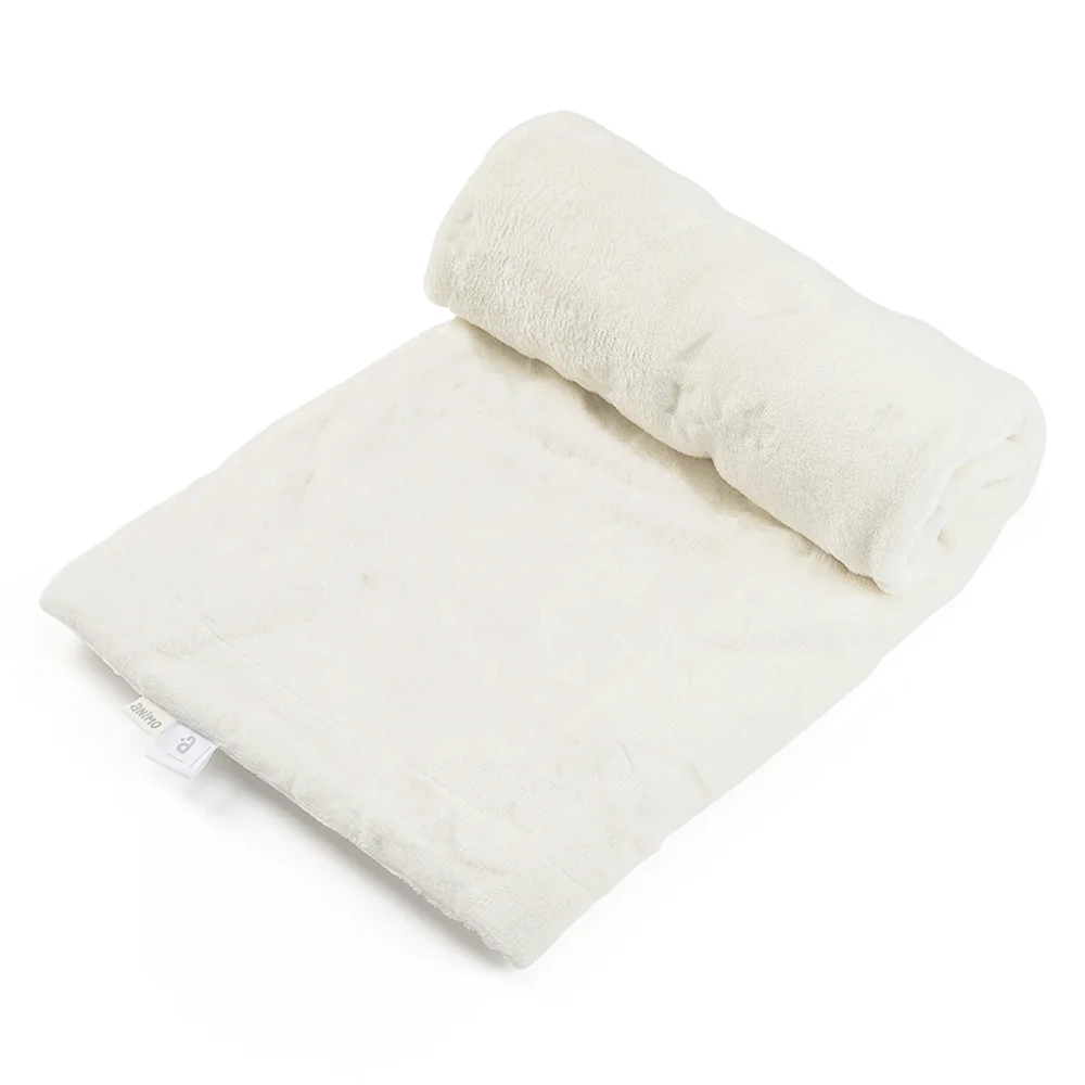 Chăn bông 2 lớp siêu mềm hình ngôi sao Animo B2411_NK001 (75x100cm,Kem)