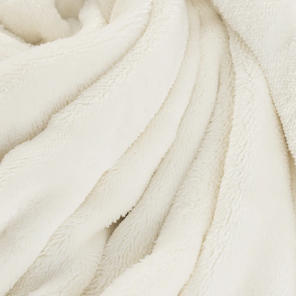 Chăn bông 2 lớp siêu mềm hình ngôi sao Animo B2411_NK001 (75x100cm,Kem)