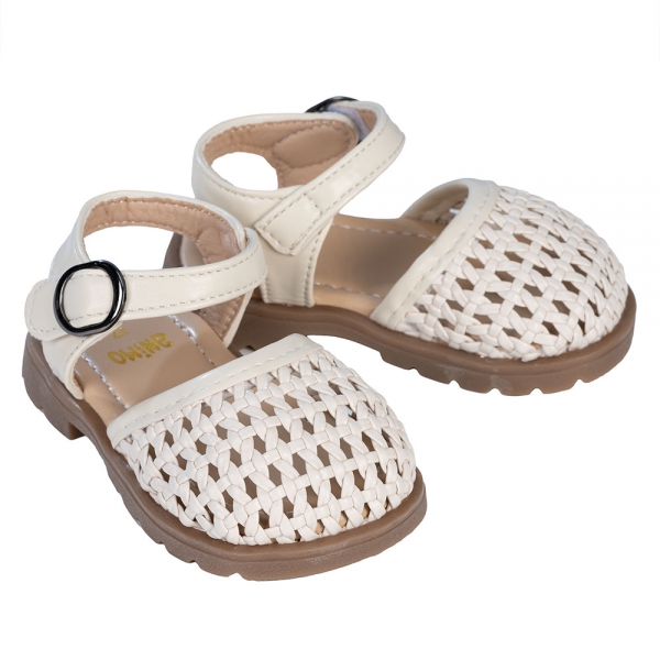 Sandal bé gái Animo A2410_MN029 (17-23,Trắng)