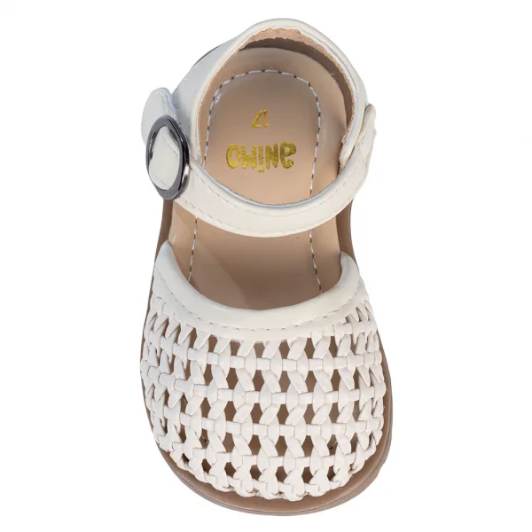 Sandal bé gái Animo A2410_MN029 (17-23,Trắng)