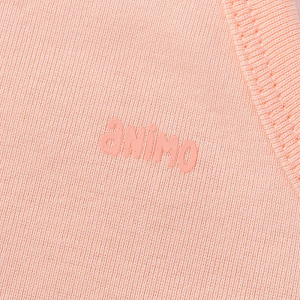 Bộ bé gái ngắn Animo Easy TX1024034 (1-4Y,Hồng nhạt)