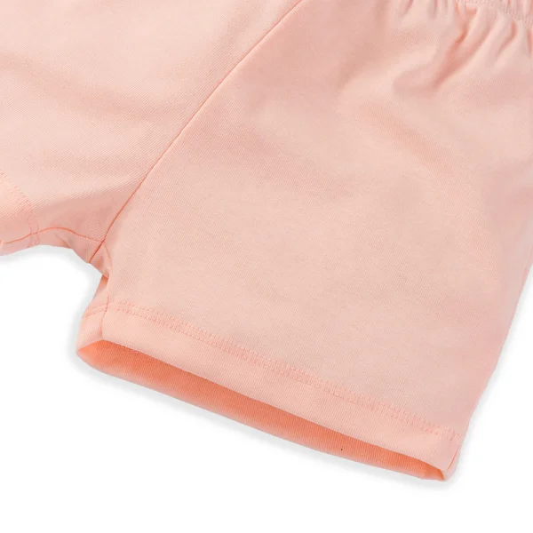 Bộ bé gái ngắn Animo Easy TX1024034 (1-4Y,Hồng nhạt)