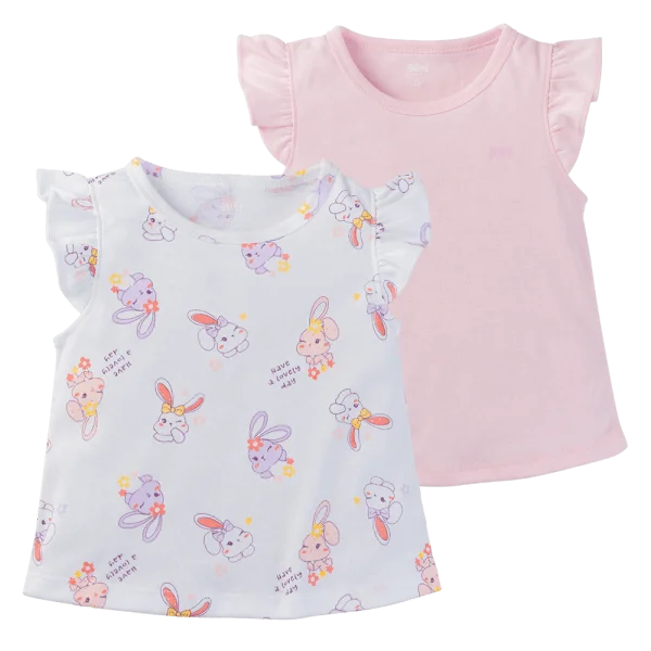 Set 2 áo bé gái Animo Easy TX1024038 (1-4Y,Nhiều màu)