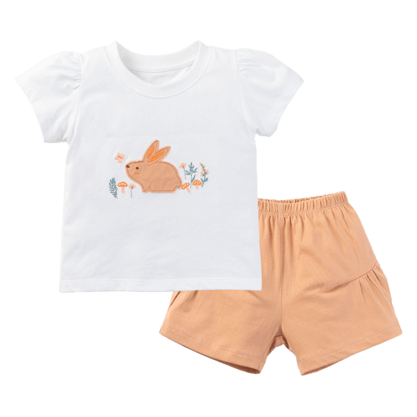 Bộ bé gái ngắn Animo HN0724023 (9M-6Y,Trắng)