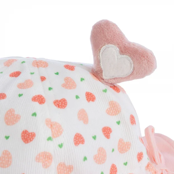 Nón vành tròn bé gái Animo A2410_JK008 (48cm,Hồng nhạt)