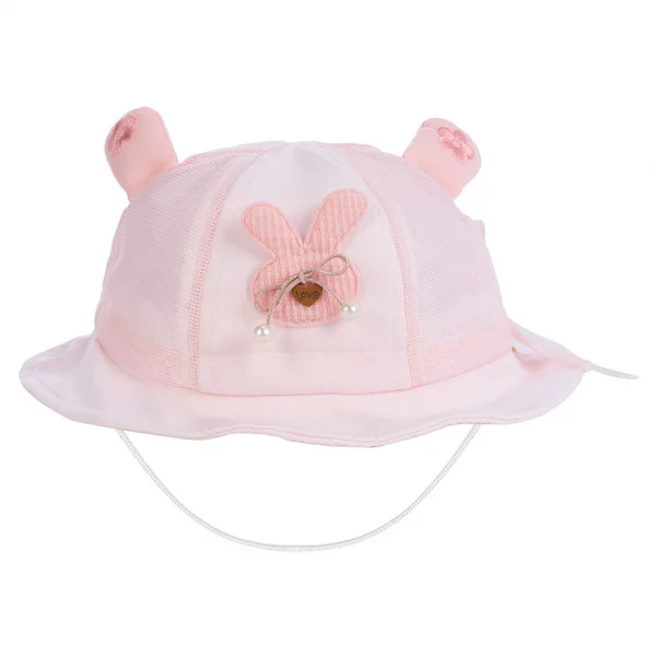 Nón vành tròn bé gái Animo A2410_JK006 (48cm,Hồng)