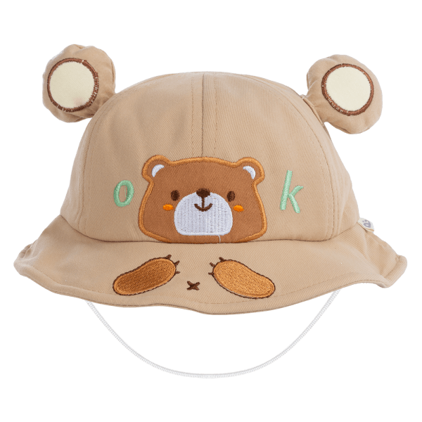 Nón vành tròn bé trai Animo A2410_JK019 (48cm,Màu be)