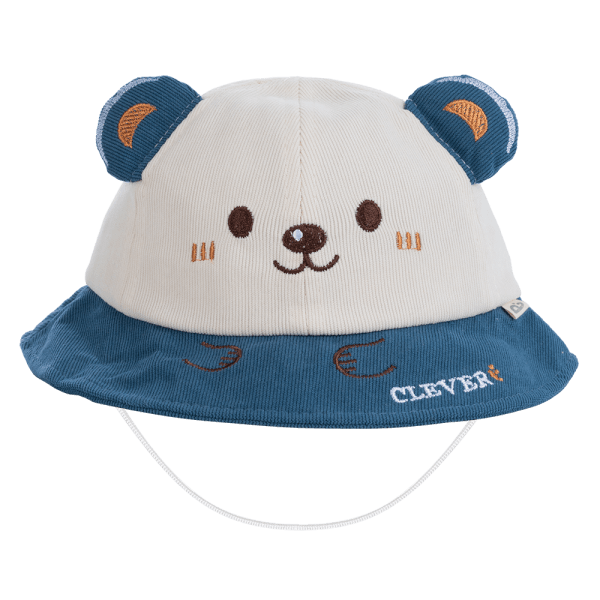 Nón vành tròn bé trai Animo A2410_JK018 (50cm,Kem-Xanh)