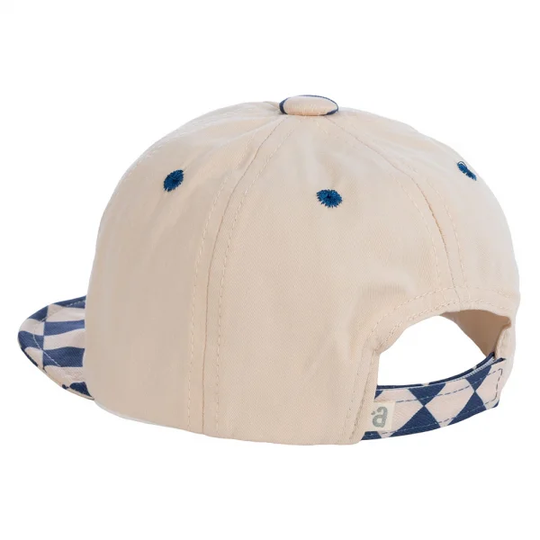 Nón lưỡi trai bé trai Animo A2410_JK011 (48cm,Kem-Xanh)