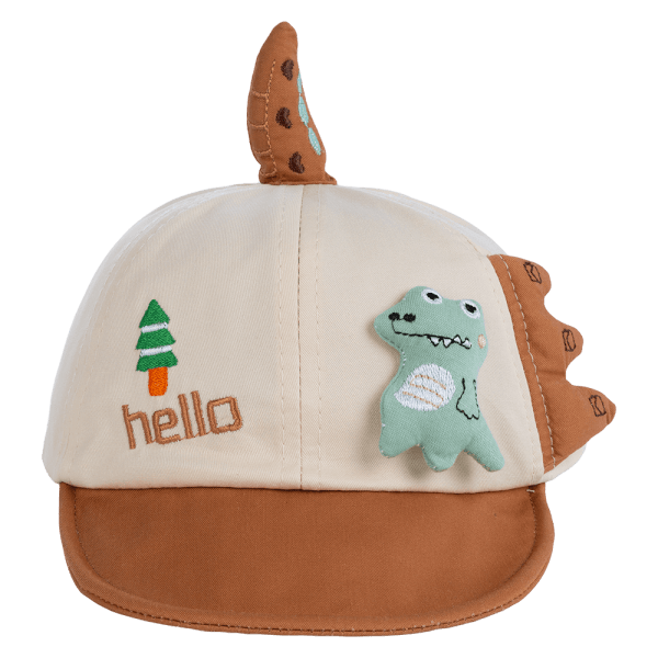 Nón lưỡi trai bé trai Animo A2411_JK007 (50cm,Kem-Nâu)