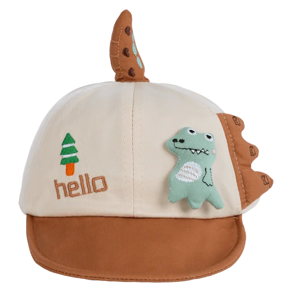 Nón lưỡi trai bé trai Animo A2411_JK007 (50cm,Kem-Nâu)