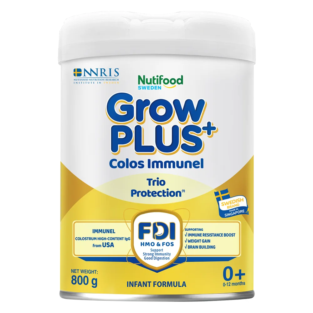 Sản phẩm dinh dưỡng công thức GrowPLUS+ Colos Immunel 0+, 800g (0-12 tháng)