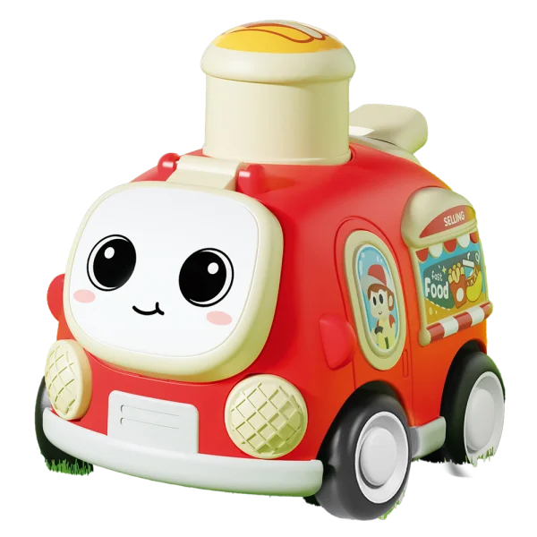 Xe hoạt hình nhấn cót chạy trớn có còi  LH16880878 C409 (Đỏ)