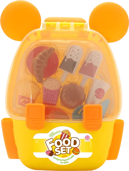 Balo hình gấu kem và thức ăn nhanh LH16880935 C409 (Vàng)