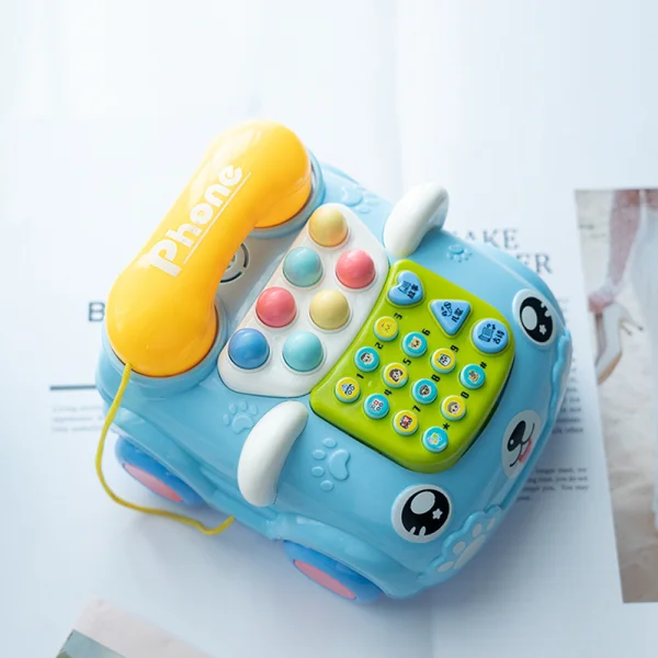 Điện thoại để bàn đa năng hình chú chó dễ thương LH16880903 C409 (Xanh)